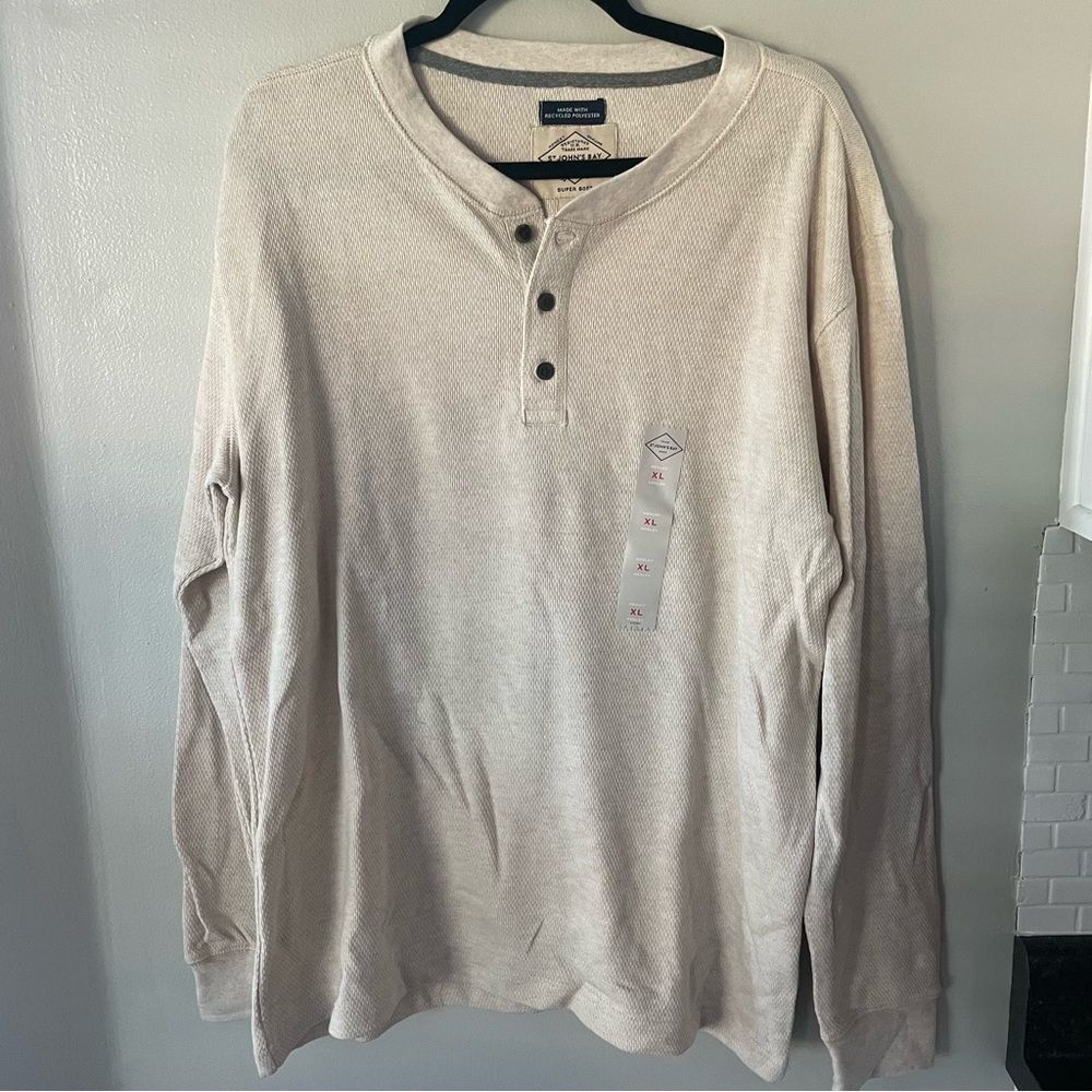 NWT, Men’s St John’s Bay shirt, Size XL